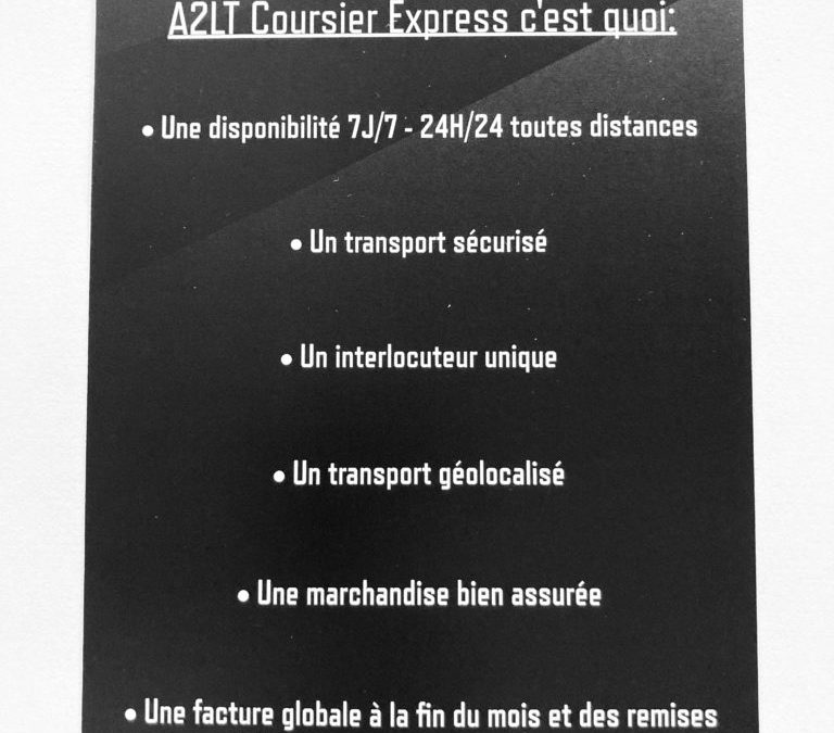 A2LT Taxi Colis Express